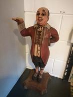 VINTAGE HOUTEN BUTLER IN MOOIE GELEEFDE STAAT 70 CM HOOGTE., Ophalen of Verzenden
