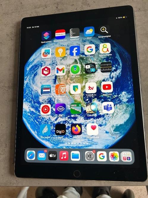 Apple ipad pro met 12,19 inch, Computers en Software, Apple iPads, Zo goed als nieuw, Apple iPad Pro, Wi-Fi, 12 inch, 64 GB, Zwart