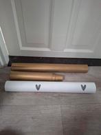 Behang goud en wit met zwarte hartje kwantum, Ophalen of Verzenden, Zo goed als nieuw