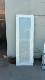 2x opdek paneeldeur 78x231.5 cm blank glas rechtshan nr 785, Ophalen, Minder dan 80 cm, 215 cm of meer, Binnendeur