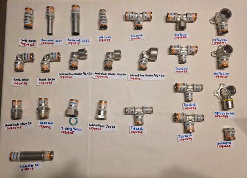 Uponor 20 koppeling, Doe-het-zelf en Verbouw, IJzerwaren en Bevestigingsmiddelen, Nieuw, Spijkers, Minder dan 50 mm, Ophalen of Verzenden