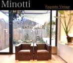 Minotti crocodile print suitcase line fauteuil lounge, Huis en Inrichting, Fauteuils, Ophalen of Verzenden, Zo goed als nieuw