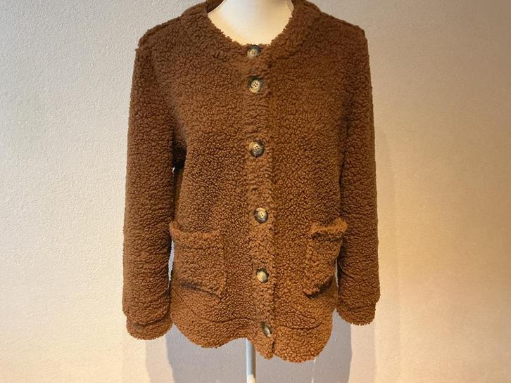 Studio Annelies jessy jasje L, Kleding | Dames, Jasjes, Kostuums en Pakken, Nieuw, Jasje, Maat 42/44 (L), Bruin, Ophalen of Verzenden