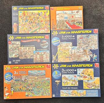 Puzzelpakket Jan van Haasteren voor uren puzzelplezier beschikbaar voor biedingen