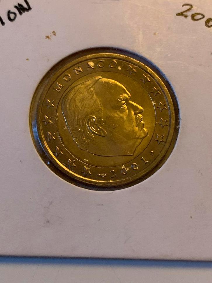 2 Euro Monaco 2001 - Zeldzame Munt!, Postzegels en Munten, Munten | Europa | Niet-Euromunten, Losse munt, Overige landen, Ophalen of Verzenden