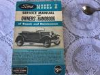 Ford model A service manual, Gelezen, Ophalen of Verzenden, Ford