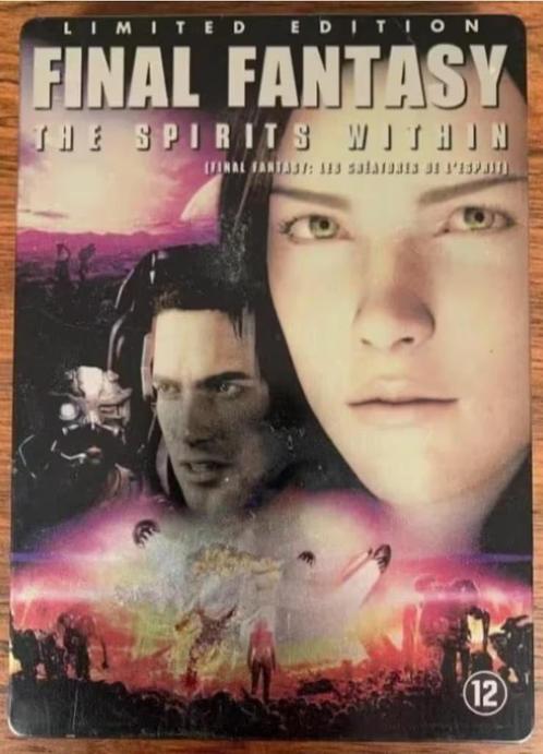 DVD Final Fantasy The Spirits Within; metal case, metalen ho, Cd's en Dvd's, Dvd's | Science Fiction en Fantasy, Zo goed als nieuw