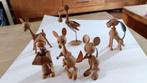 Vintage Vila Spanje Houten Figuurtjes Set, Ophalen of Verzenden