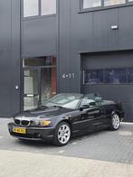 BMW 3-Serie 318 Cabrio 2004 Zwart, Auto's, 13 km/l, Achterwielaandrijving, Cabriolet, Zwart