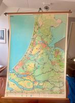 School-/wandkaart ‘Randstad Holland’ oprolbaar., Ophalen, Aardrijkskunde