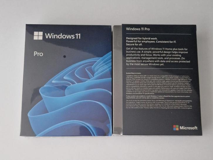 Windows 11 Professional – Retailverpakking - Geseald, Computers en Software, Besturingssoftware, Nieuw, Windows, Verzenden