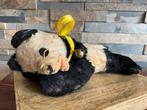 Antieke liggende oude panda beer van Steiff., Antiek en Kunst, Ophalen of Verzenden