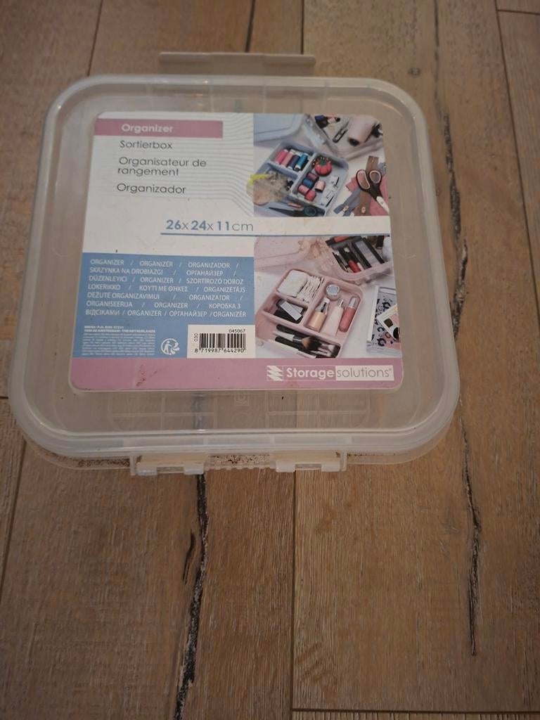 Handige sorteerbox - 26x24x11cm, Huis en Inrichting, Woonaccessoires | Kisten, Nieuw, Minder dan 50 cm, Minder dan 50 cm, Minder dan 50 cm