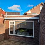 Zonnescherm electrisch., Tuin en Terras, Zonneschermen, Ophalen, Gebruikt, Knikarmscherm