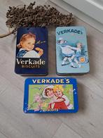 Vintage bewaarblik koektrommel Verkade prijs per stuk, Verzamelen, Blikken, Ophalen of Verzenden, Gebruikt, Koek(jes), Verkade
