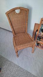 Rotan stoel gratis op te halen, Ophalen, Gebruikt, Bruin, Eén