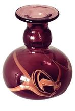 VINTAGE PAARSE MURANO GLAZEN VAAS, Antiek en Kunst, Ophalen of Verzenden