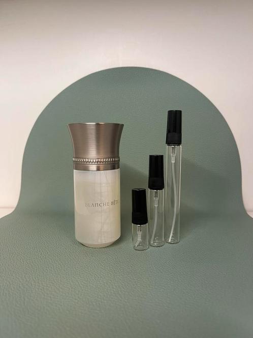 Liquides Imaginaire Blanche Bete Sample Decant Parfum Tester, Sieraden, Tassen en Uiterlijk, Uiterlijk | Parfum, Zo goed als nieuw