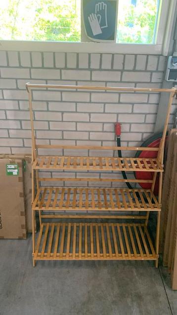 Outsunny houten bloemen trap 100L x 40B x 143H cm beschikbaar voor biedingen