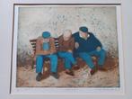 Het leugenbankje Willy Belinfante, Antiek en Kunst, Kunst | Etsen en Gravures, Ophalen of Verzenden