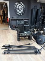 8 stuks zwarte Body Pump halter sets Don Oliver/Less Mills, Gebruikt, Ophalen of Verzenden, X, Halterset