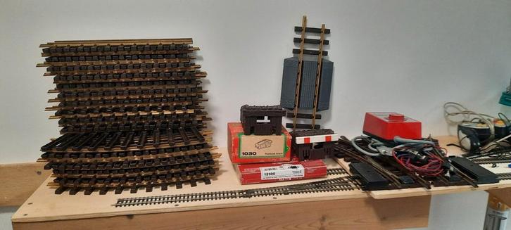 LGB partij rails + trafo, Hobby en Vrije tijd, Modeltreinen | Overige schalen, Gebruikt, Rails, Gelijkstroom, LGB, Ophalen