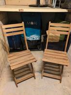 2 Inklapbare houten stoeltjes Ikea, Ophalen, Nieuw, Minder dan 200 cm