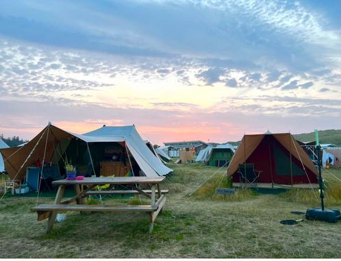 6p tent te huur Vlieland stortemelk, Caravans en Kamperen, Verhuur