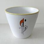 vintage BLOEMPOT Flora Holland Como fifties MidCentury retro, Gebruikt, Rond, Binnen, Ophalen of Verzenden
