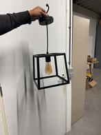 Industriële hanglamp - Kubus design, Ophalen, Zo goed als nieuw, Metaal, Minder dan 50 cm