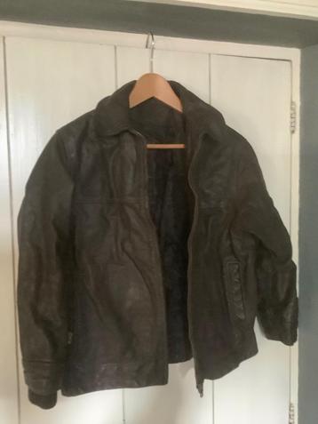 Echt leren jas, maat 140 beschikbaar voor biedingen