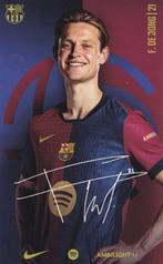 FC Barcelona FRENKIE de JONG Originele Barca-kaart, Verzamelen, Sportartikelen en Voetbal, Verzenden, Nieuw, Buitenlandse clubs