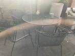 Gietijzeren Tuinset - Tafel + 4 Stoelen, Tuin en Terras, Tuinsets en Loungesets, Ophalen, Eettafel, Zo goed als nieuw, Tuinset