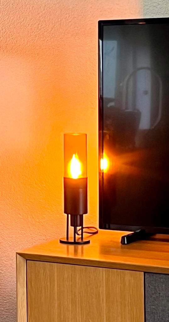 Dutchbone Momo Tafellamp, Huis en Inrichting, Lampen | Tafellampen, Nieuw, Minder dan 50 cm, Glas, Ophalen of Verzenden