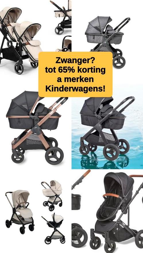 SPOEDUITVERKOOP tot 65 % korting op A merken kinderwagens!!, Kinderen en Baby's, Kinderwagens en Combinaties, Nieuw, Combiwagen