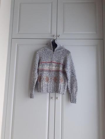 Gebreide trui wol/angora met rits XL - River Woods  beschikbaar voor biedingen