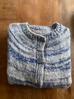 Hand gesponnen en gebreid vest, Ophalen of Verzenden, Nieuw, Maat 38/40 (M), Blauw