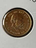 Gouden tientje 1889 Willem 3, Postzegels en Munten, Munten | Nederland, Ophalen of Verzenden, Koning Willem III, Overige waardes