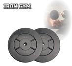 Iron Gym - Halterschijven 2 x 10 kg, Overige materialen, Benen, Krachtstation, Welcome@orangeplanet.nl