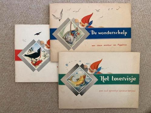 Jaren '50: Het tovervisje/De wonderschelp/Piggelmee groeit.., Antiek en Kunst, Antiek | Boeken en Bijbels, Ophalen of Verzenden