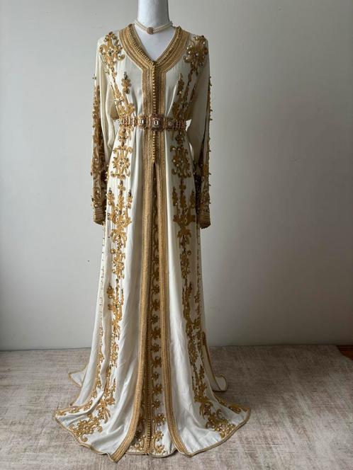 Takchita te HUUR, Kleding | Dames, Gelegenheidskleding, Zo goed als nieuw, Overige typen, Maat 46/48 (XL) of groter, Ophalen