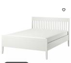 Wit bed Idanas, Ophalen, Gebruikt, Wit, Tweepersoons