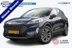Ford Kuga 2.5 PHEV Titanium X | Incl. 12 maanden garantie |, Gebruikt, 4 cilinders, Blauw, Leder en Stof