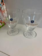 Affligem bierglazen set van 2 glazen, Ophalen of Verzenden, Nieuw, Glas of Glazen, Overige merken