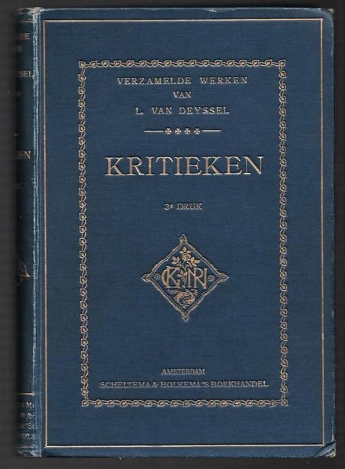 Lodewijk van Deyssel ~ Kritieken ~ Verz. Werken dl. 4 ~ 1920, Boeken, Literatuur, Gelezen, Nederland, Verzenden
