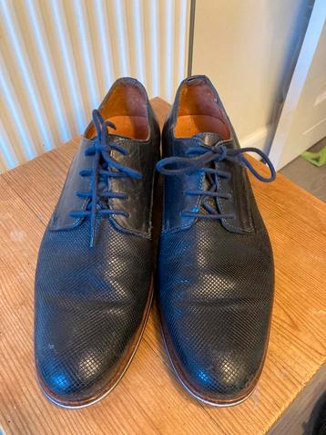 Van Lier veterschoenen maat 40 zwart leer beschikbaar voor biedingen