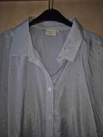 Kaffe Curve Blouse Blauw Wit Streep Diamantjes Maat 50, Blauw, Kaffe, Maat 46/48 (XL) of groter, Ophalen of Verzenden