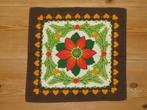 Vintage Zweeds kerstkleedje met kerstster en hartjes, Diversen, Kerst, Ophalen of Verzenden, Zo goed als nieuw