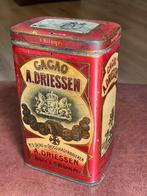 Antiek blik van A. Driessen Cacao Rotterdam, Verzamelen, Blikken, Ophalen of Verzenden, Gebruikt, Overige, Overige merken