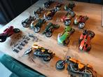15 X Motorfiets modellen 1:9 o.a. Protar gebouwd, Ophalen, Auto's